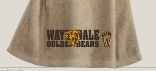 Waynedale Apparel- #4 Golf Towel