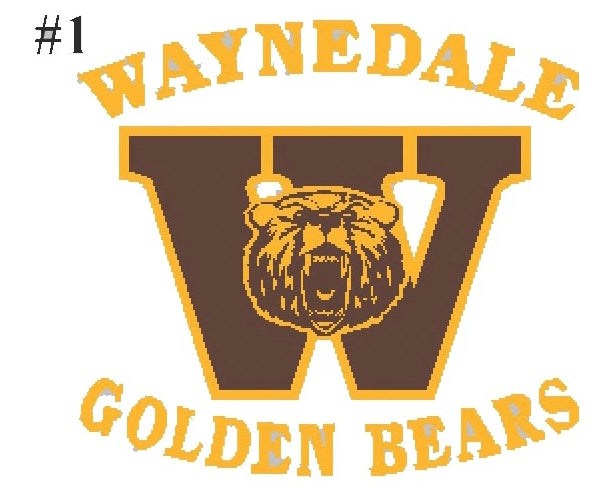 Waynedale Window Decals #1 Design