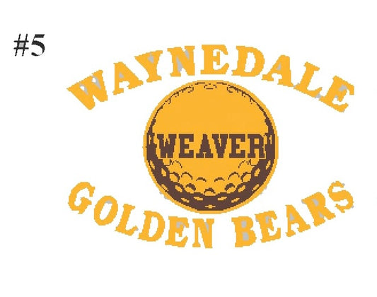 Waynedale Window Decals #5 Design