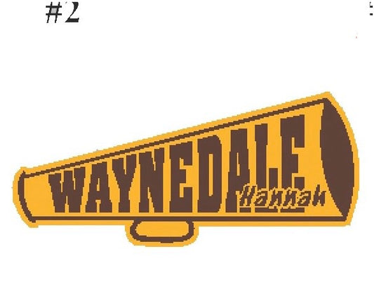 Waynedale Window Decals #2 Design