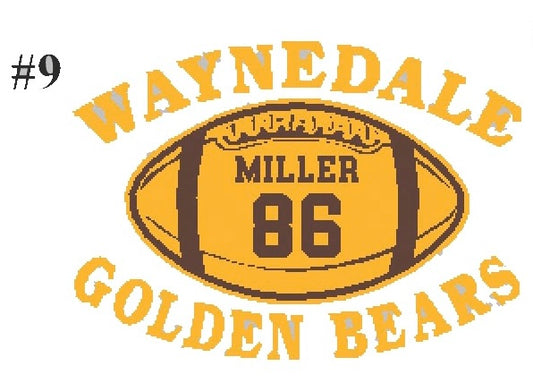 Waynedale Window Decals #9 Design