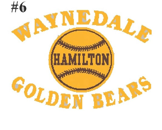 Waynedale Window Decals #6 Design